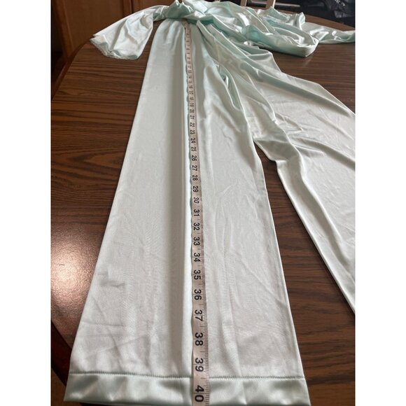 Vanity Fair vintage blue green pajama pants and top size Medium - Picture 8 of 8